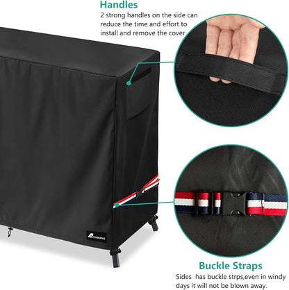 Waterproof Grill Cover for Blackstone 1555 1550 Tailgater Gas Grill and Griddle Combo, Outdoor Heavy Duty Durable Blackstone Grill Cover(Cover Only)