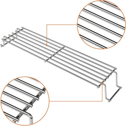 69866 Grill Warming Rack for Weber Spirit 200 Series with Up Front-Mounted Control Panels (Years 2013 and Newer) E210 S210 E220 S220 Grills, Grills Upper/Warming Rack Part for Weber 69866 7640