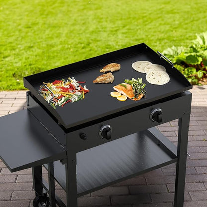 Stanbroil 28 Inch Non-Stick Replacement Griddle Top for Blackstone | Easy-Release Surface, Rear Grease Management, Easy Cleanup