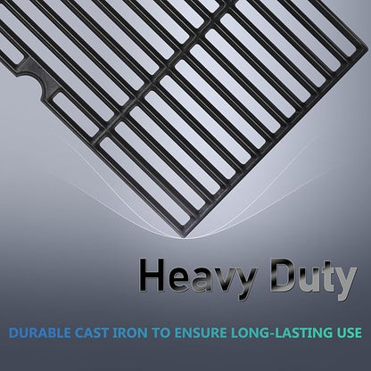 Grill Grease Tray Replacement Parts for Dyna Glo DGF510SBP, DGF510SSP, Backyard Grill BY13-101-001-13, GBC1460W and BHG Grill Parts, Adjustable 24''-30'' Grill Drip Pan, Cooking Grates, Heat Plates.