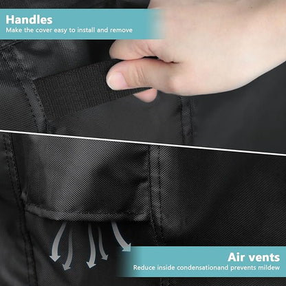 Grill Cover for Nexgrill Daytona 720-1057 3-Burner Griddle, 60 Inch Waterproof Outdoor BBQ Griddle Cover - 60 x 28 x 34 Inch