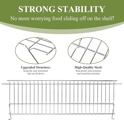 Utheer Stainless Steel Warming Rack Replacement for Dyna-Glo Gas Grills, Fits DGH353CRP & DGF350CSP, Upper BBQ Warming Grate, Extra Cooking Space (23.2" x 7.2")
