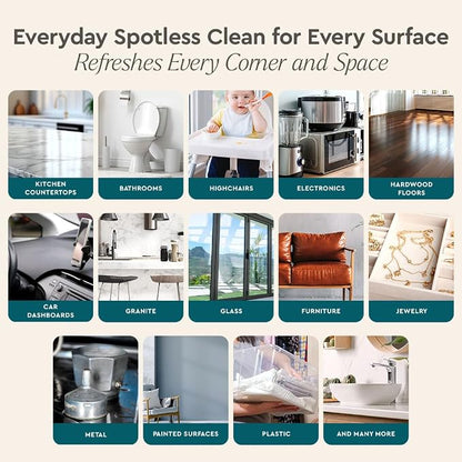 Puracy All Purpose Cleaner Clean Can – Plant-Powered Multi-Surface Cleaner - Surface Cleaner Solution As Seen on TikTok (Green Tea + Lime, 14.4 fl oz, 3 Pack)