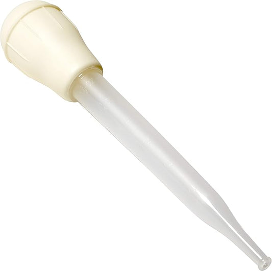 BPA Free, Pro Grade Turkey Baster 1 Pack. Extra Large 11 Inch Bulb Basters with Measuring Lines Perfect for Cooking Juicy, Tender Meat. Best Plastic Suction Basting Syringe, Kitchen Tools and Supplies