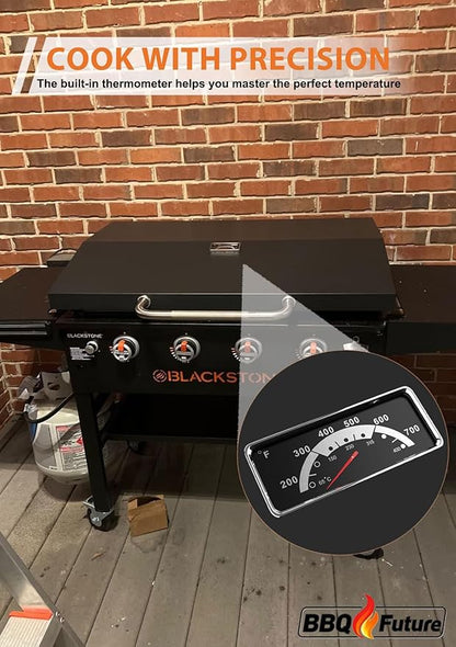 2026 Upgraded Lid for Blackstone Griddle Lid 36 Inch, Hard Griddle Cover for Blackstone Lid with Thermometer & Reinforced Hinge for 4 Burner Flat Top 36" Griddle Models 1554 1836 2266 2177 and More