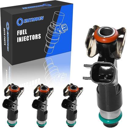 Fuel Injectors Set of 4 Compatible with Chevy Malibu 2008-2012, Cobalt 2008-2010, HHR 2008, Pontiac G5 2008, G6 2008-2010, Saturn Aura Sky Vue 2.2L 2.4L Replace FJ985 800-2021N