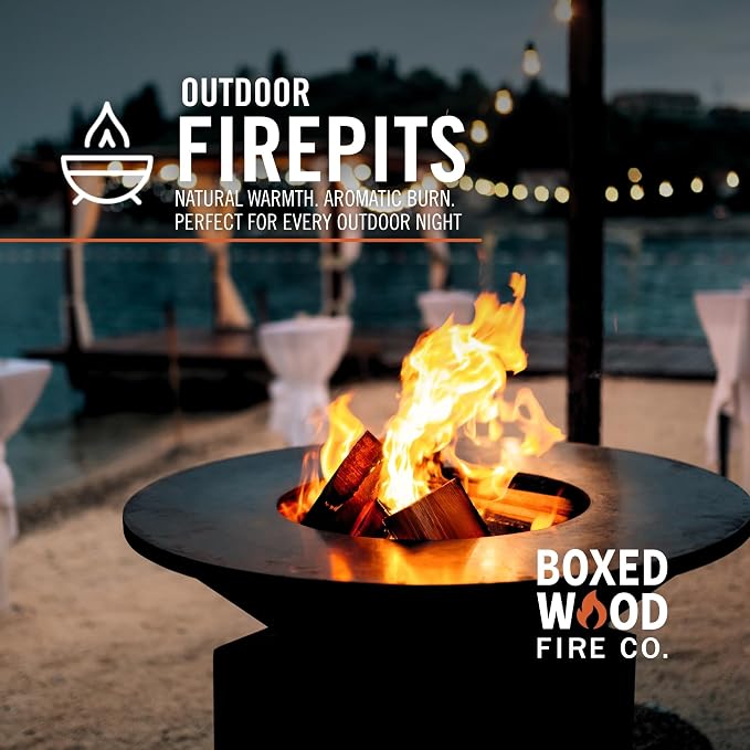 Piñon & Juniper Aromatic Firewood Box, Approximately 11 Pounds (.5 Cubic Feet), Logs Measure Between 8-14 Inches
