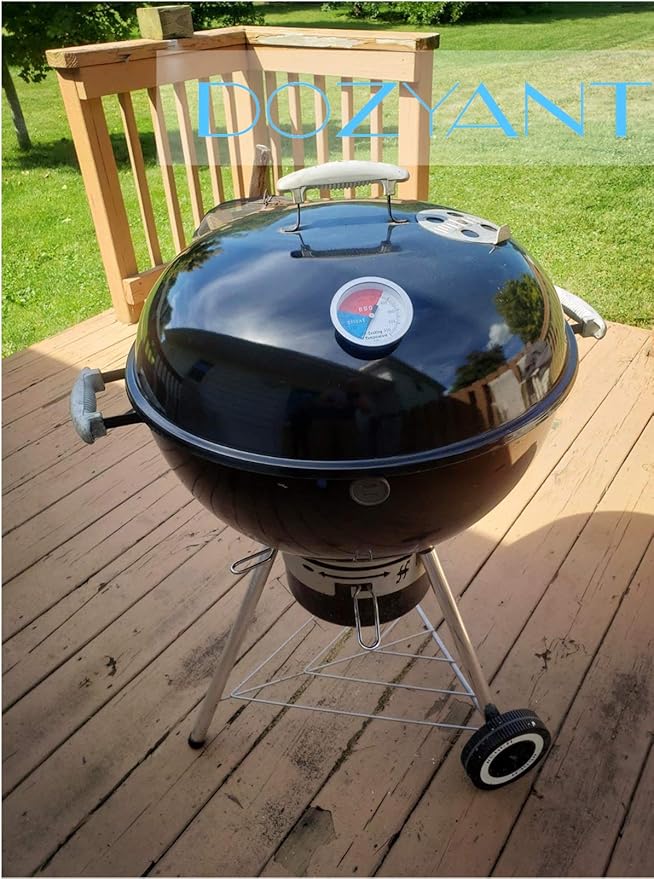 3 inch Charcoal Grill Temperature Gauge, Accurate BBQ Grill Smoker Thermometer Gauge Replacement for Oklahoma Joe's Smokers, and Smoker Wood Charcoal Pit, Large Face Grill Temp Gauge Thermometer