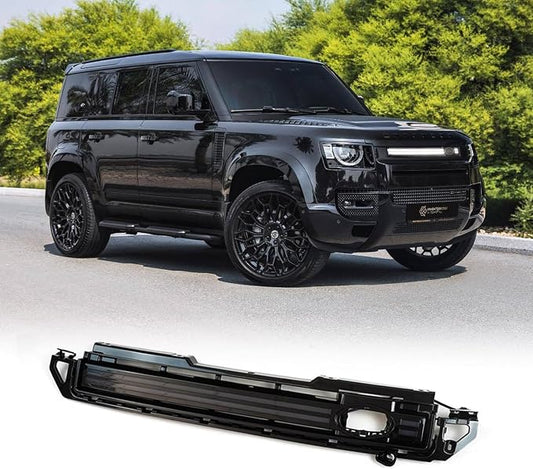 T T-ABC New Accessories Compatible with 2020-2025 Land Rover Defender Grill Lights 110 130 90 Fog Light P300 P400 P500 P525 Rear Bumper Lamp All Edition LED Trim Custom Front Replacement (GSB)