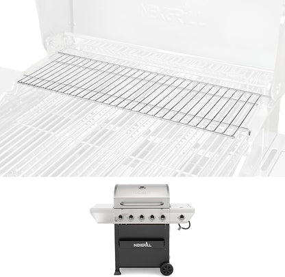 Utheer Warming Rack Replacement for Nexgrill 720-0888S 6 Burner Gas Grill, 25.7" x 7.2" Stainless Steel Top Warming Rack Replacement for Nexgrill 6 Burner Grill