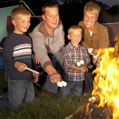 Mluchee 8Pack Marshmallow Roasting Sticks Smores Skewers for Fire Pit 32inch Telescoping Sausage BBQ Hot Dog Forks Portable Carrying Bag for Grill Campfire Thanksgiving Christmas Gifts