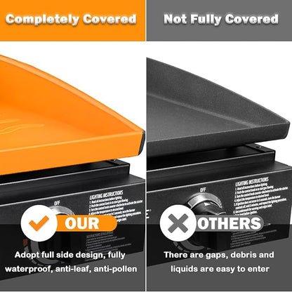 22 Inch Silicone Griddle Mat Cover for Blackstone, Heavy Duty BBQ Grill Silicone Mat for All Season Outdoor Use, Premium Food Grade Grill Buddy Mat, Reusable, Protective Cover