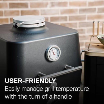 Everdure K1 Kamado Smoker Grill – Grill, Slow Smoke, Roast, Bake, or Make Pizza – Premium Outdoor Charcoal Grill with Large Cooking Surface, Create Flavorful, Smoky, Tender Results, Cover Included