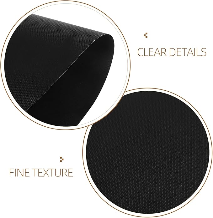 Hemoton 2-Pack Round Silicone Bbq Grill Mats 15.74In Nonstick Reusable Cooking Pads for Outdoor Gas Charcoal Electric Grills Heat Resistant Grill Mat