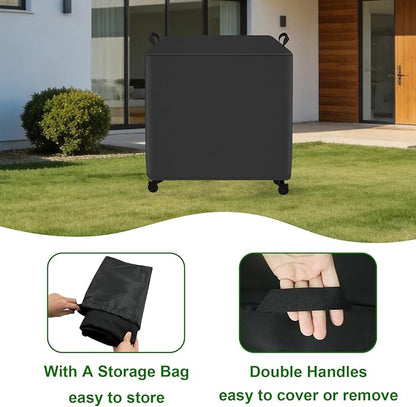 Grill Cover Fits Traeger Flatrock 3 Zone 33" Flat Top Griddle (TF3CN59AU), Outdoor Full-Length Heavy Duty Waterproof 600D BBQ Cover, Compared to Traeger BAC751 42" D x 29.5" L x 38" H