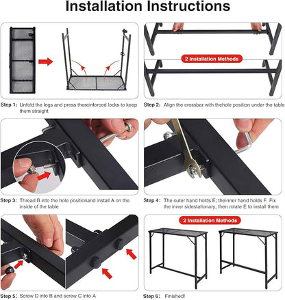 REDCAMP 39" Folding Outdoor Bar Table, Patio Bar Height Table | Waterproof Mesh Top Rectangle Counter Console Table for Balcony, Garden, Backyard, Hot Tub, Poolside, Indoor or Outdoor Use