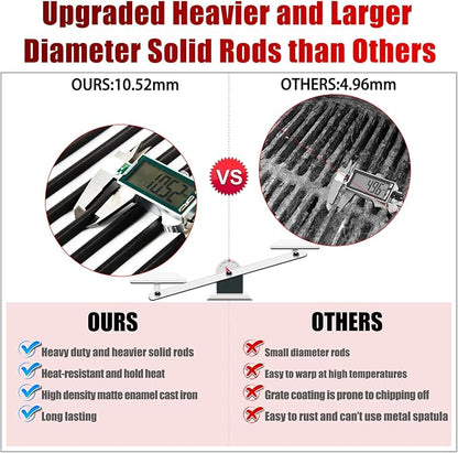 66095 66802 Genesis II Grill Grate Replacement Parts for Weber Genesis ii 300 Series, Weber Genesis ii E-310 ii E-315 ii E-325 ii E-330 ii E-335 ii S-310 ii S-335 ii S-345 ii SE-335 ii SE-310 66805