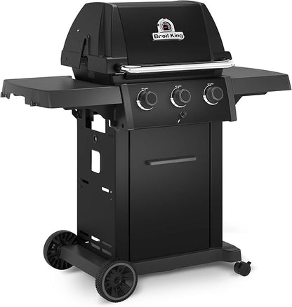 Broil King 824154 Royal 320 Shadow 3-Burner Propane Gas Grill in Black