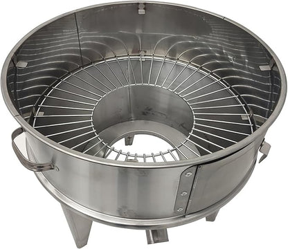 Commercial Charcoal Roast Duck Oven 23.6x53 Inches Stainless Steel 3 Tier Barbecue Grill BBQ Beijing Duck Turkey Roasting Machine with Detachable Shelf and Hooks for Chicken Vegetables Lamb