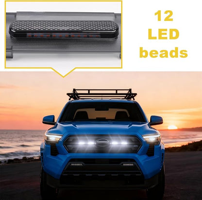 Upgrade OEM Front Grille Lights for 2024 2025 Toyota Tacoma SR SR5 | 5000k white,Led Grill Light assembly accessories 2026