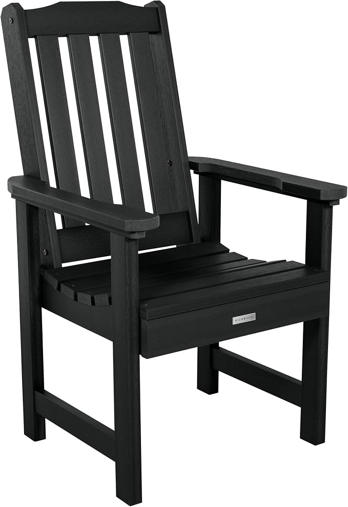 highwood Lehigh 5-Piece Square Dining Set, 42-Inch, Height, Black