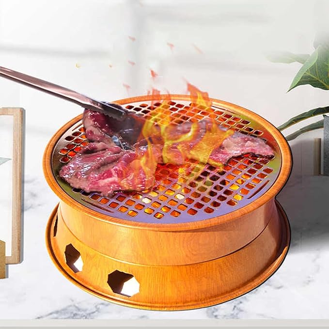 Portable Outdoor Charcoal Grill Tabletop Barbecue Stove for Restaurants Compact Grilling Station Ideal for Racks and Outdoor Cooking