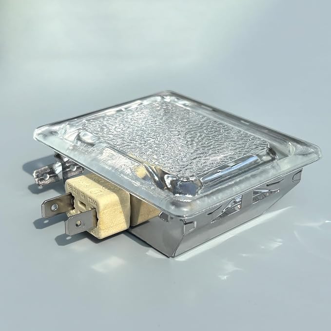 J&V bedebur Oven Lighting Assembly with High Temperatur Materials for BBQ Grill, Microwave Light and Air Fryer Equipment Special Lighting, G9 Bulb (120V-25W-PLUG)