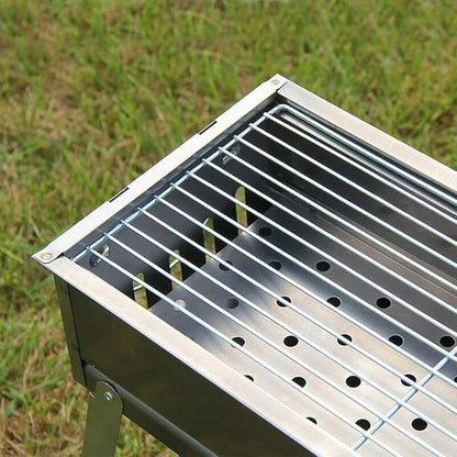 Camping Barbecue Grill Home Barbecue Charcoal Barbecue Grill Shelf Outdoor Grill 3-8 People BBQ Utensils Barbecue Charcoal Grill(62cm)