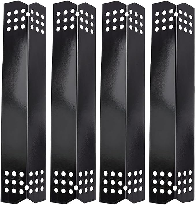 Criditpid Grill Heat Tent Plate Flame Tamer Compatible for Grill Master 720-0697 720-0737, Nexgrill 720-0830H 720-0783E 720-0830A 720-0830D, Porcelain Steel Burner Cover for Nexgrill 720-0830H