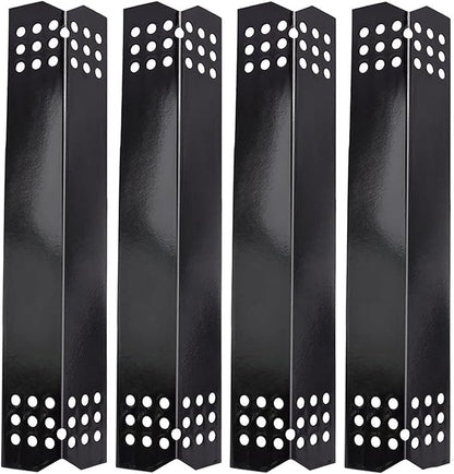 Criditpid Grill Heat Tent Plate Flame Tamer Compatible for Grill Master 720-0697 720-0737, Nexgrill 720-0830H 720-0783E 720-0830A 720-0830D, Porcelain Steel Burner Cover for Nexgrill 720-0830H