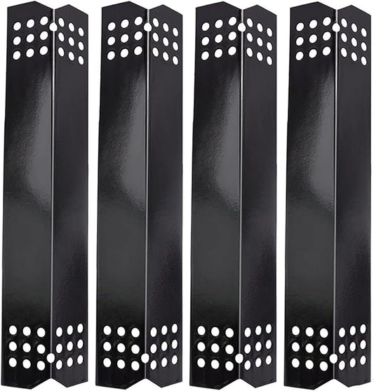 Criditpid Grill Heat Tent Plate Flame Tamer Compatible for Grill Master 720-0697 720-0737, Nexgrill 720-0830H 720-0783E 720-0830A 720-0830D, Porcelain Steel Burner Cover for Nexgrill 720-0830H