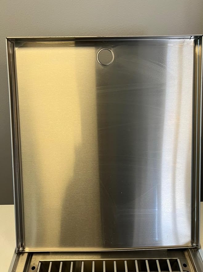 Mont Alpi Stainless Steel Infrared Side Burner Lid Cover Cap Assembly for MAi805 / MAi805-D / MAi805-BSS / MAi400 / MAi400-D / MAi400-BSS Original Deluxe and Black Series Outdoor Kitchen Island Models