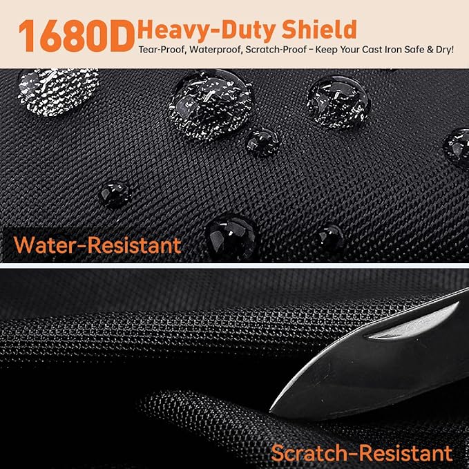 Heavy Duty 1680D Medium Griddle Bag Compatible with Camp Chef Single Burner Griddle Carry Bag - SG30, CGG16, SG14, FG20, MSG20-22" L x 1" W x 18" H
