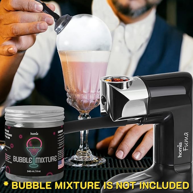 Cocktail Smoker Kit - Whiskey Smoker Kit - Smoke Infuser - Universal Kit, 14 PCS, Smoker Machine with Accessories and Wood Chips - Indoor Smoker - Gift for Men