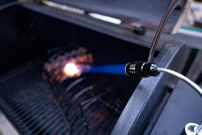 BBQ Dragon Magnetic LED Grill Lights – Heat Resistant Aluminum with Flexible Gooseneck – Adjustable Brightness, Weather Resistant, Portable with Storage Case – Pack of 2