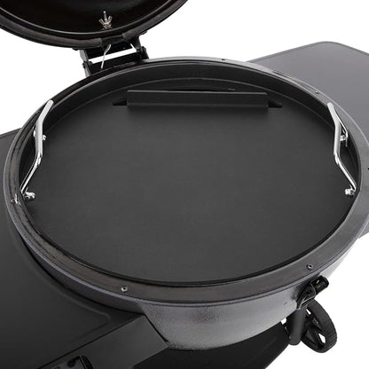Full-Size Griddle Insert for Akorn Kamado Ceramic Grill, Pit Boss K24, Louisiana Grills K24, Flat Top Griddle for Char-Griller 16620/6719/ E56720/ 6520/16820/ 6020 Kamado Grill.