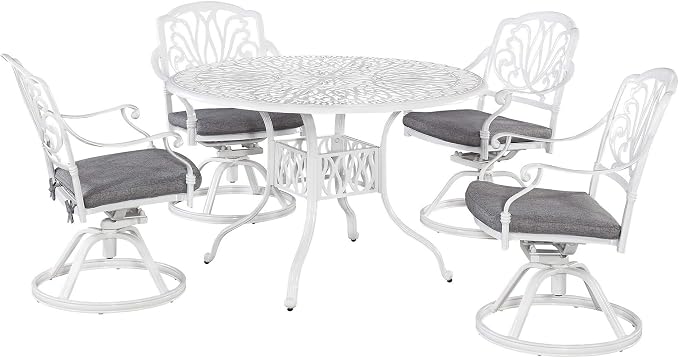 Homestyles Capri Outdoor Dining Table, Capri, Off White