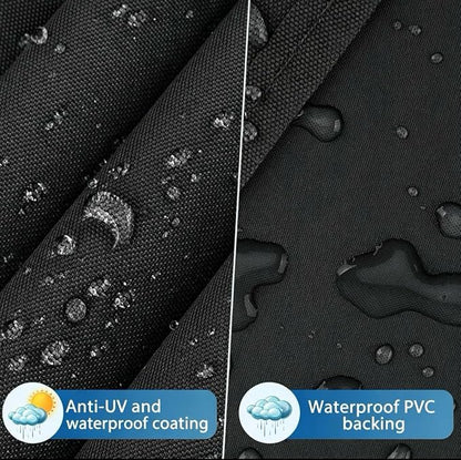 30 inch Waterproof Smoker Cover Compatible with Masterbuilt/East Oak and Most 30-inch Vertical Smoker Models with or Without Legs, Foldable Skirt, Heavy Duty 600D Polyester