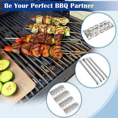 SafBbcue Briquette Tray Grill Replacement Parts for Summerset Sizzler Grill Parts 26" 32" 40" Grill, Ceramic Briquette Holder for RCS RJC26A RJC32A RJC32AL RJC40A RJC40AL Flame Tamer Heat Plates