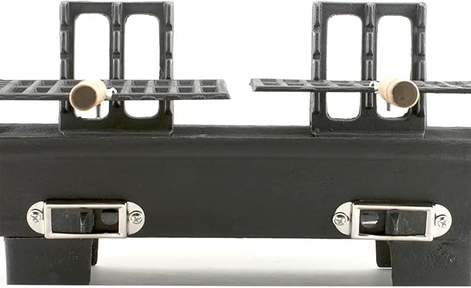 30052AMZ Kay Home Product's Cast Iron Hibachi Charcoal Grill, 10 by 18-Inch (Limited Edition)