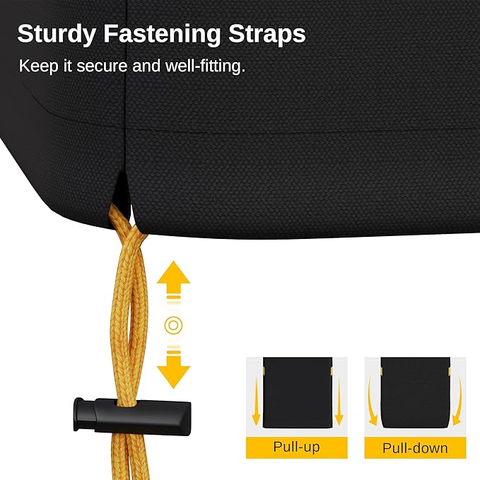 East Oak 30-Inch Electric Smoker Cover for Outside with Vents, Heavy Duty 600D PVC Waterproof UV-Resistant Smoker Grill Cover, Vertical Smoker Cover with Straps and Buckle for Convenient Storage