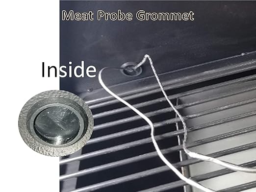 Rubber Meat Probe Grommet Replacement for Traeger Wood Pellet Smoker & Z Grills (6 Pack)