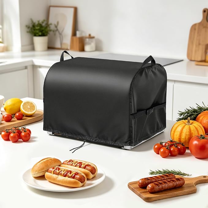 Hot Dog Roller Cover for Hotdog Machine-26 L x 24" W x 15" H | 26inch Hotdog Roller Machine Cover for Hot Dog Roller Grill, Hotdog Cooker, Hotdogs Warmer, Hot Dogs Maker, Hot Dogs Toaster