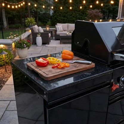 63 Inch Outdoor Kitchen Island, 6-Burner 85000 BTU Propane Stainless Steel BBQ with Side/Rear Burners, Outdoor Kitchen Bar Barbecue Island Grill,Marble Countertops,For Backyard BBQ