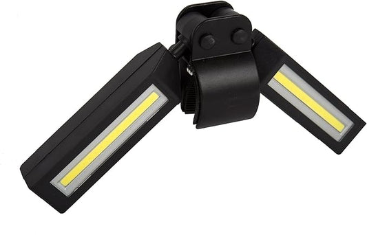 Luciano Housewares 360-Degree Rotating LED Outdoor BBQ Grill Light, 5 x 7 inches, Black