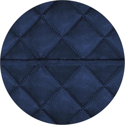PureFit Reversible Quilted Couch Covers for Dogs Loveseat Sofa Cover 54" | Navy/Navy, Water Resistant Couch Protector, Washable Pet Couch Cover with Non Slip and Elastic Straps For Kids