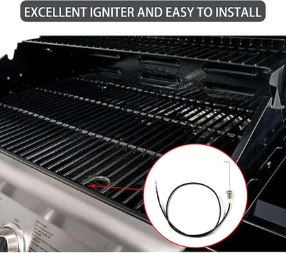 720-0697 Igniter Electrode Grill Replacement Parts for Grillmaster Ignitor Nexgrill 720-0670C Kenmore 122.16641900 720-0670A Grill Parts Ignition Ceramic Electrode Wire Grill Accessories 4 Pieces