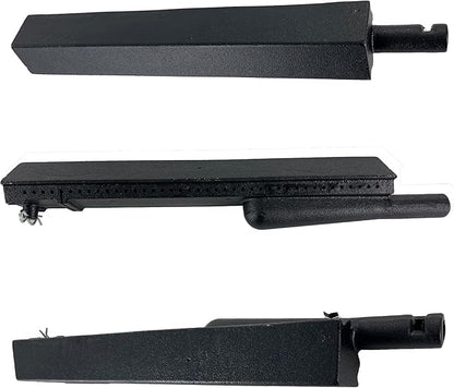 Parts DB106 (3-pack) 13 3/4” Cast Iron Burner Replacement for Charbroil, Centro, Front Avenue, Costco Kirkland, Thermos Gas Grills, for Charbroil 463240804, 463247004, 463261406 models
