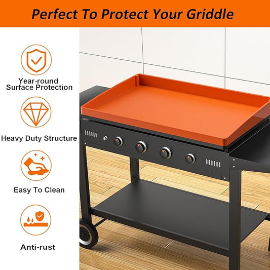 Carry360 Silicone Grill Cover for Blackstone 28 Inch Griddle | Full Coverage Protector Mat | Food Grade Heavy Duty | Prevents Rust & Debris | Reusable BBQ Accessory ﻿