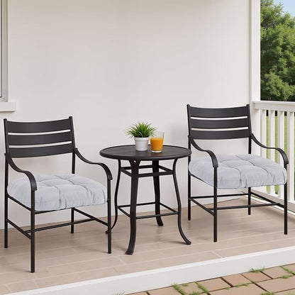 MTMR Outdoor Chair Cushions Set of 2, Patio Furniture Seat Pads, Waterproof | 2Pcs , waterproof cover, PP cotton, u-shaped, no-fading, thick patio seat pads for outdoor wicker furniture in yard, 19x19x4